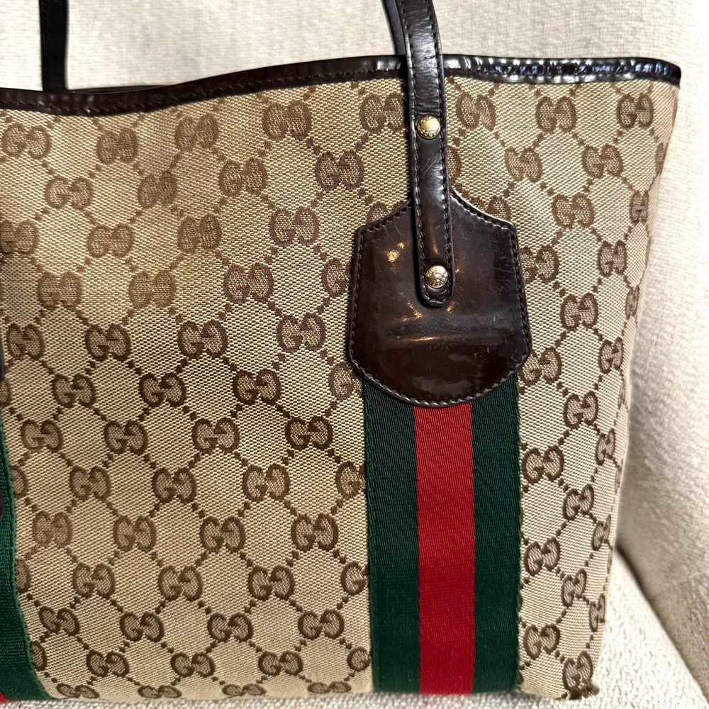 Authentic Gucci GG Canvas Jolicoeur Tote bag - Picture 4 of 16